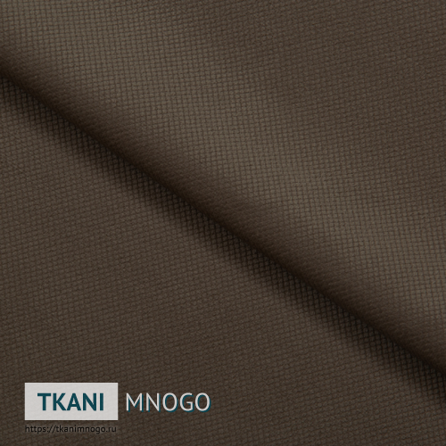 Фото ткани велюра “5” (однотонный коричневый)