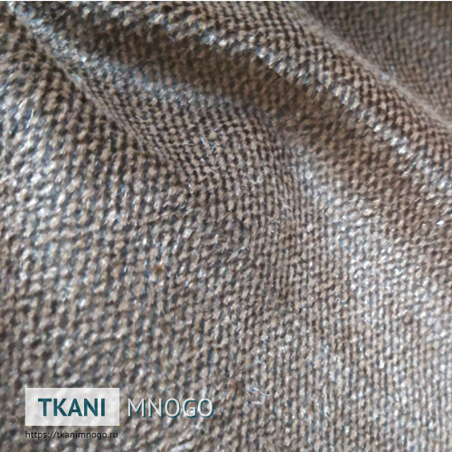 Фото внешнего вида велюра “EL-21” (однотонный коричневый)