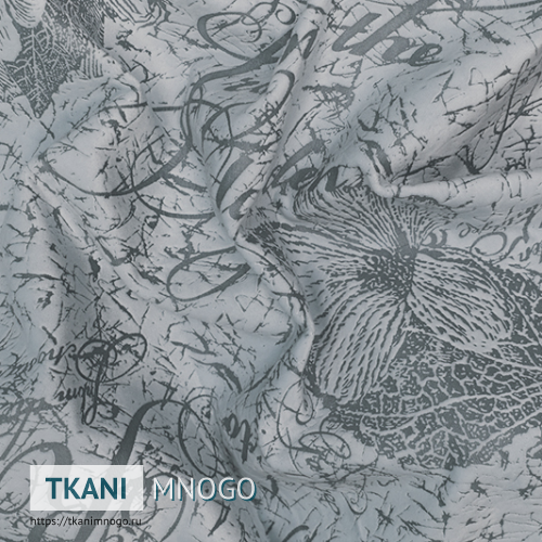 Фото фактуры велюра CF “RJB17-6” (цветы синий)