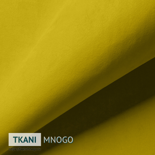 Фото внешнего вида велюра “6” (однотонный желтый)