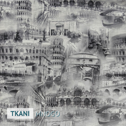 Фото рисунка микровелюра “4045-3” город.